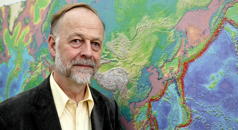 Prof. Páll Einarsson. Photo Iceland monitor Ómar Óskarsson