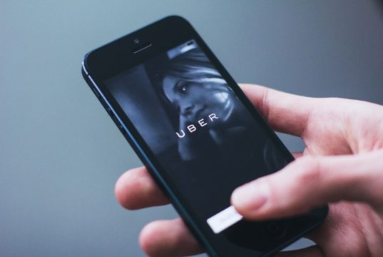 Uber na telefóne